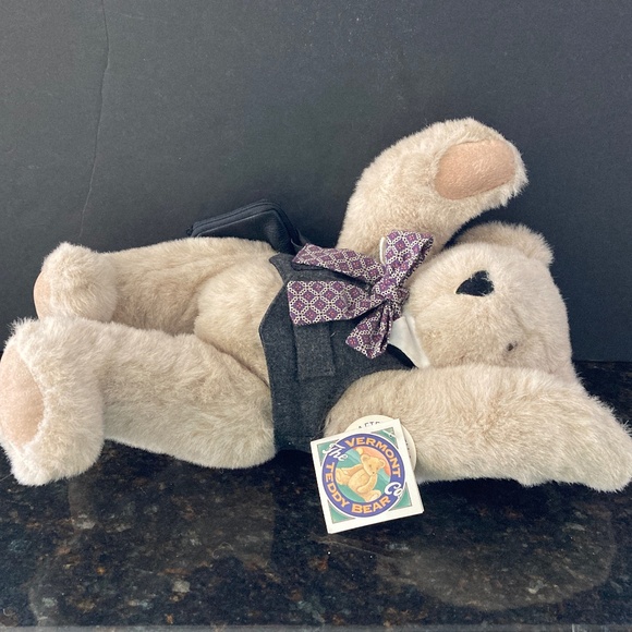The Vermont Teddy Bear Company VERY RARE Dressed For Success Bear/1994/NWT!!! - Picture 6 of 9